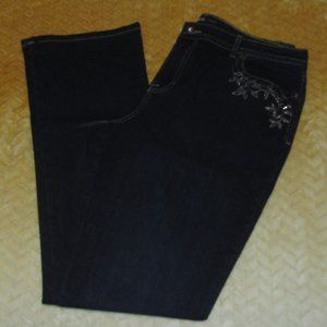 Women's Plus Size 16 Curvy Modern Bootcut Stretch Jeans by Style & Co. EUC